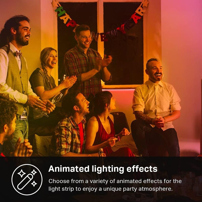 Kasa Smart شريط إضاءة LED، 16.4 قدم شريط LED واي فاي يعمل مع أليكسا، جوجل هوم، سمارت ثينغز، سطوع عالي مع 16 مليون لون، RGB، تجميع، طول قابل للتعديل، يصل إلى 25,000 ساعة (KL400L5) - Image 5